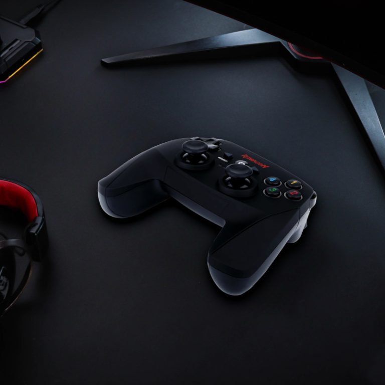 Redragon HARROW Wireless X/D-input(Digital/Analog) PC Controller – Black