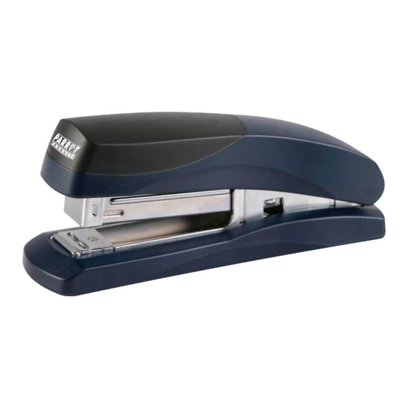 Parrot Plastic Medium Desktop Staplers-Navy