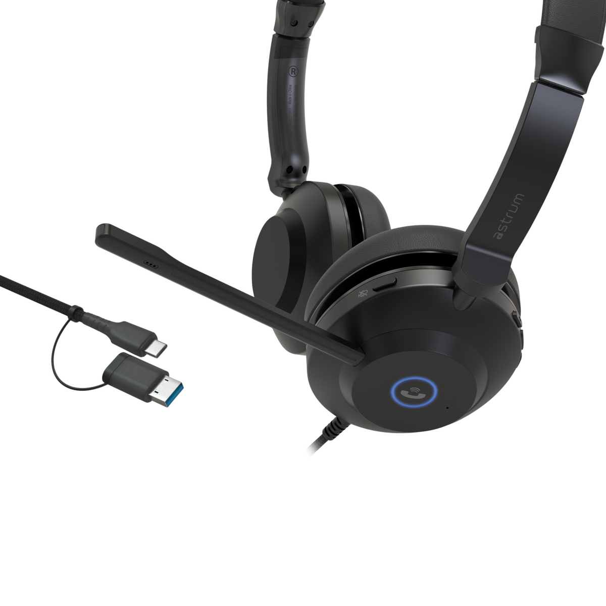 ASTRUM TALKPRO10 USB HEADSET ENC MIC TEAM A + C