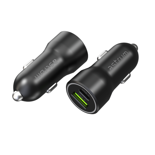 ASTRUM VOTZ38P CAR CHARGER 20W PD USB-C 18W USB