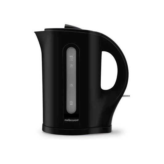 Mellerware Kettle Cordless Plastic Black 1.7L 2200W