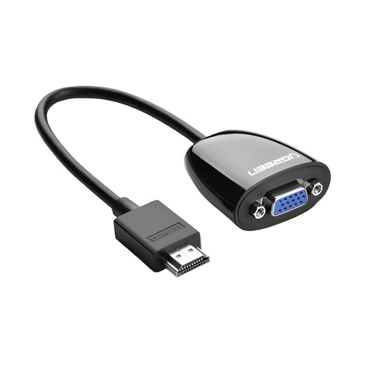 UGREEN HDMI to VGA Converter, 1080p Video Adapter – Black