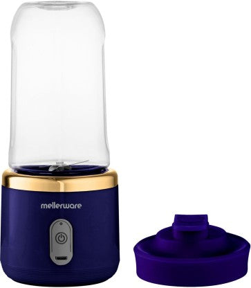 Mellerware Blender Portable Usb Rechargeable Plastic Blue 380Ml