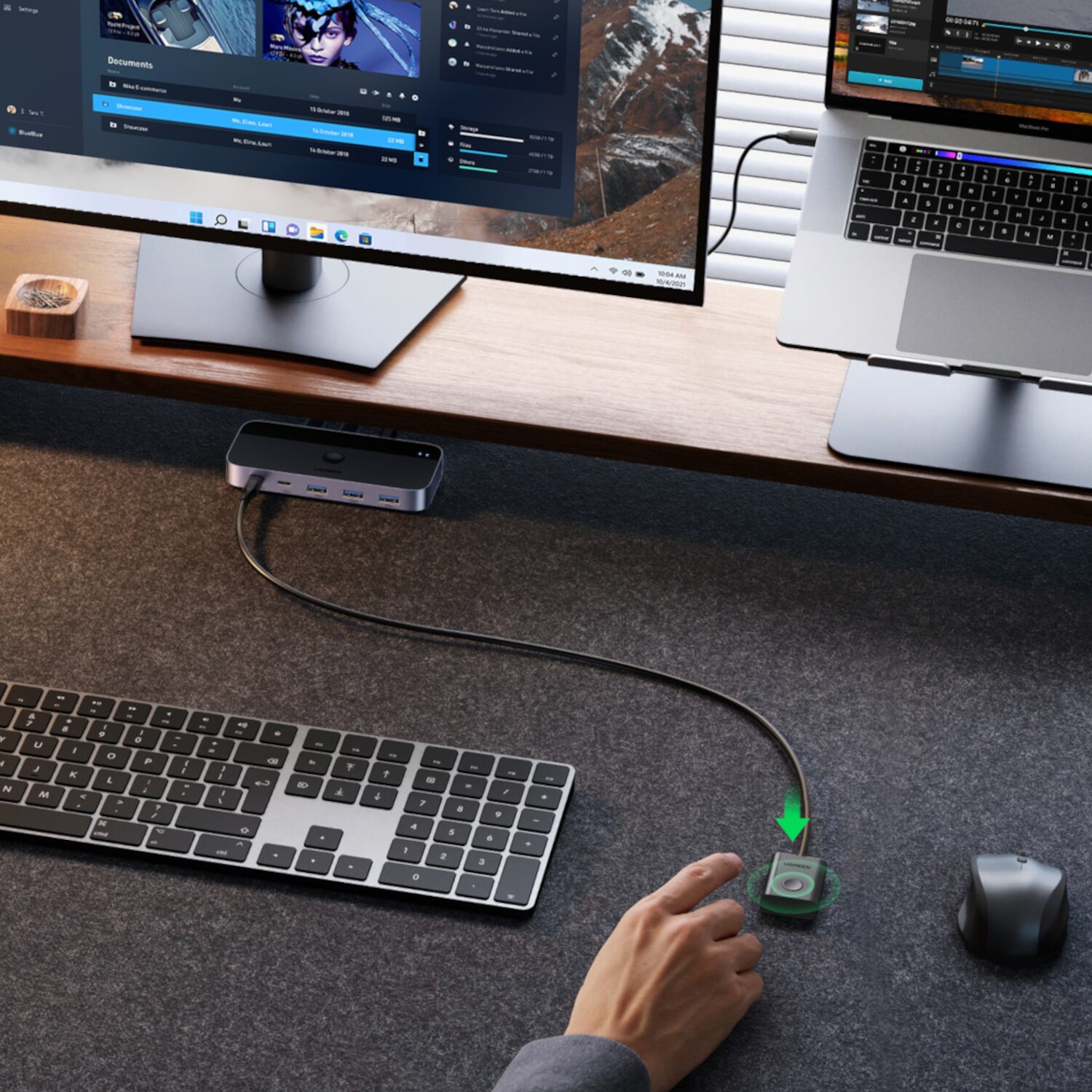 UGREEN Sharing Switch Box 2-in-4 Out - Image 2