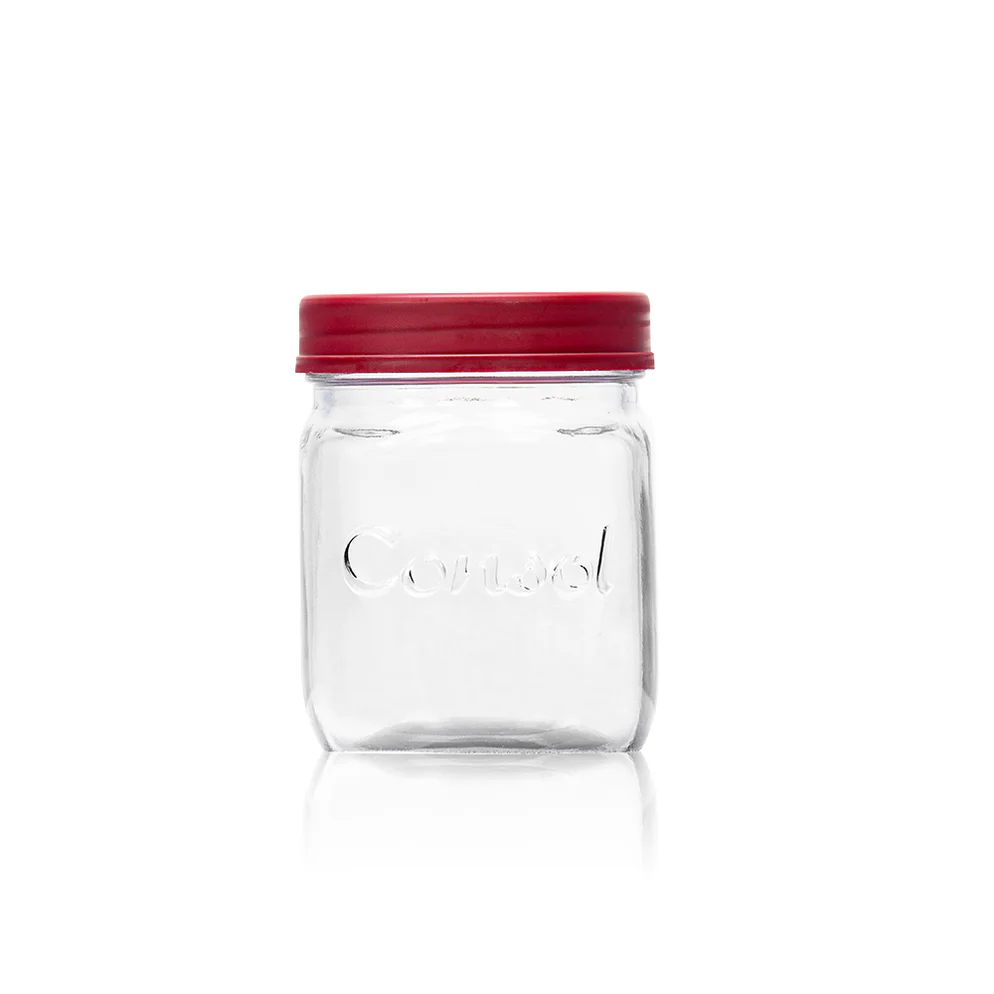 Consol Glass Preserve Jar 500ml with Coloured Lid - Image 5