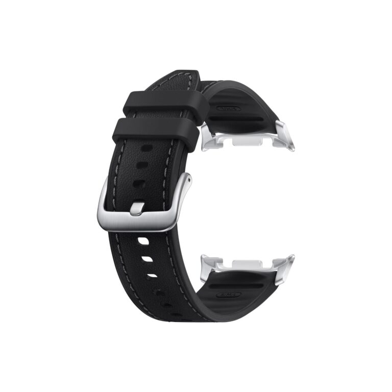 Samsung Galaxy Classic Hybrid Watch Strap (S/M/L) – Samsung Galaxy Watch8 / Watch8 Classic – Black - Image 2