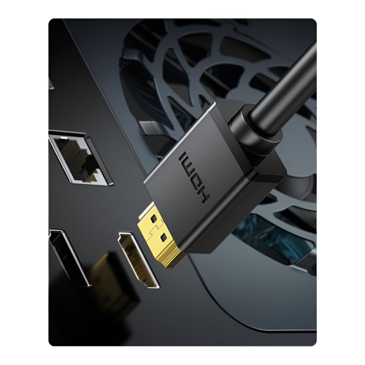 UGREEN HD104-10108 HDMI 4K Cable Male to Male Black 3m – Black - Image 2