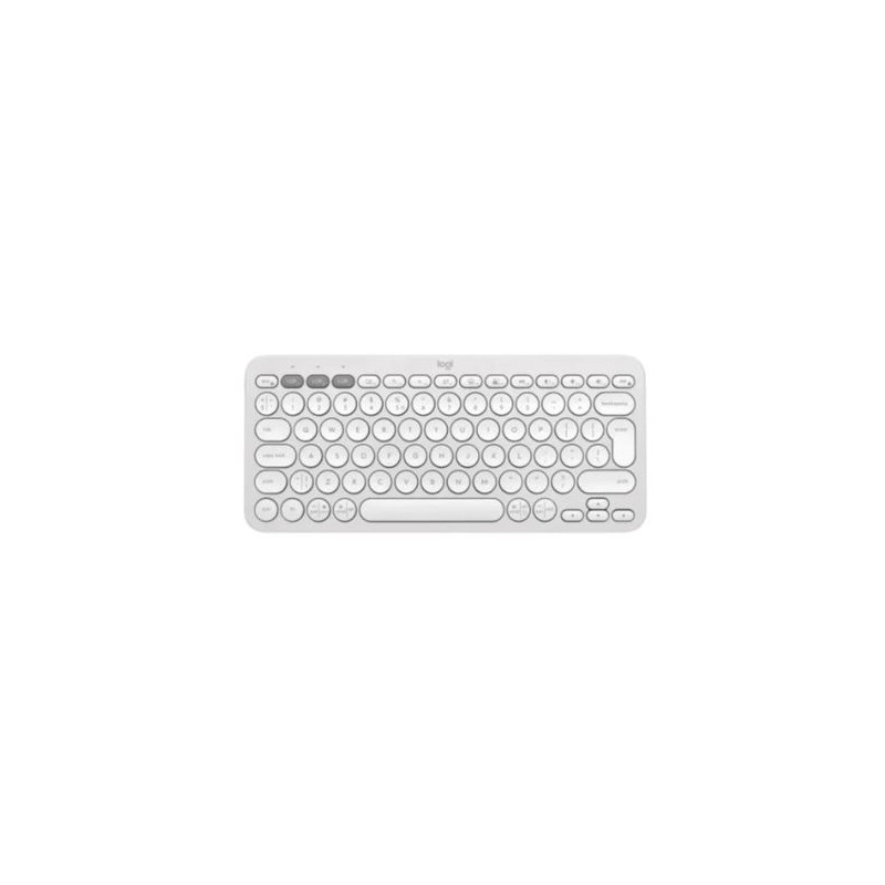 Logitech Pebble Keys 2 K380s White Bluetooth Keyboard