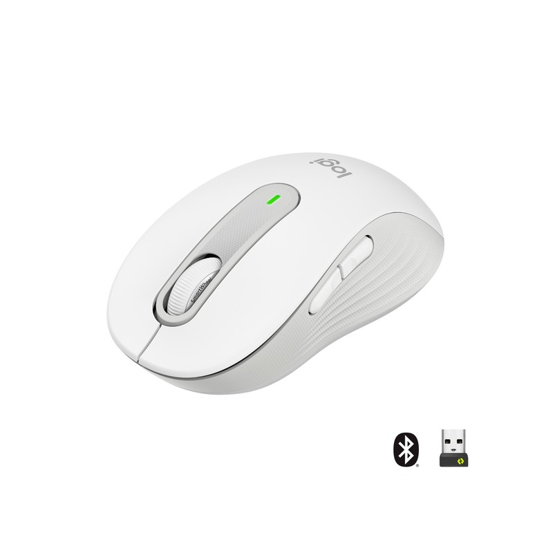 Logitech Signature M650 Bluetooth Wireless Mouse - Off-White