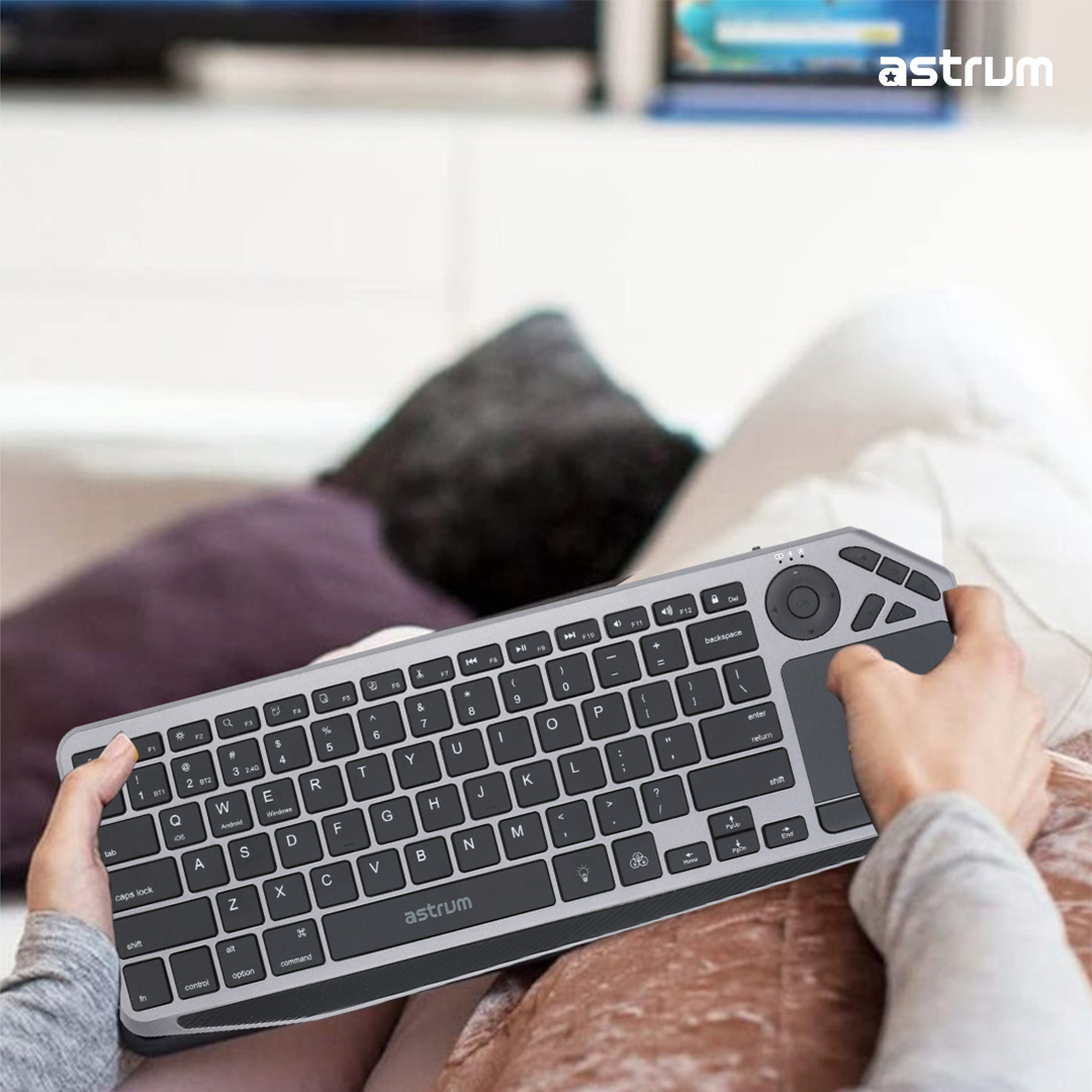 Astrum Multi Mode Wireless Keyboard + Touchpad – KT210 - Image 4
