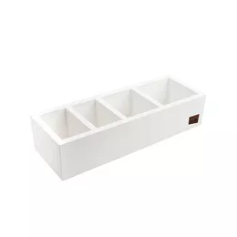 House Of York Tea Caddy Medium – White - Image 2