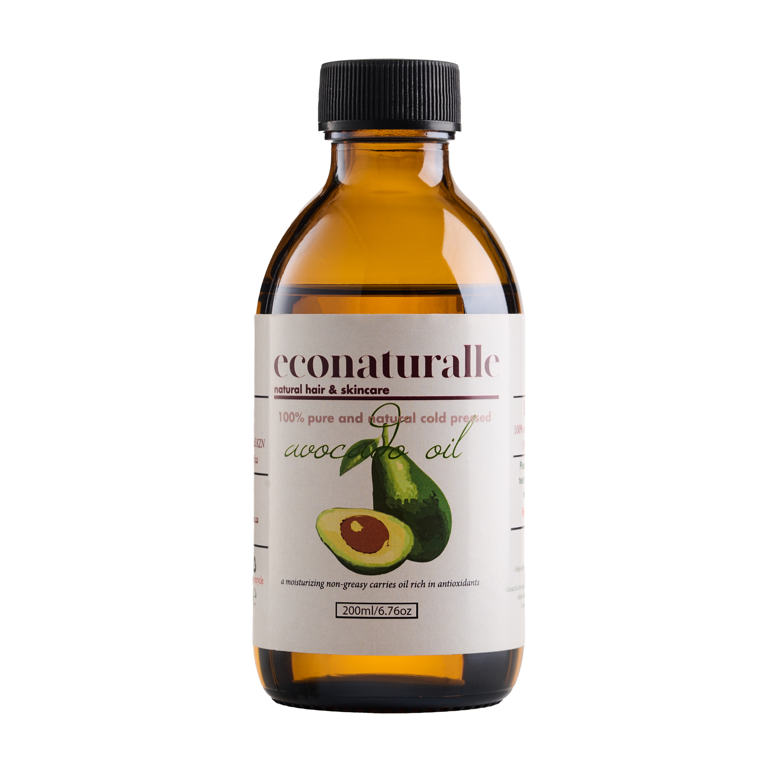 Econaturalle Avocado Oil-Pure cold pressed 200ml