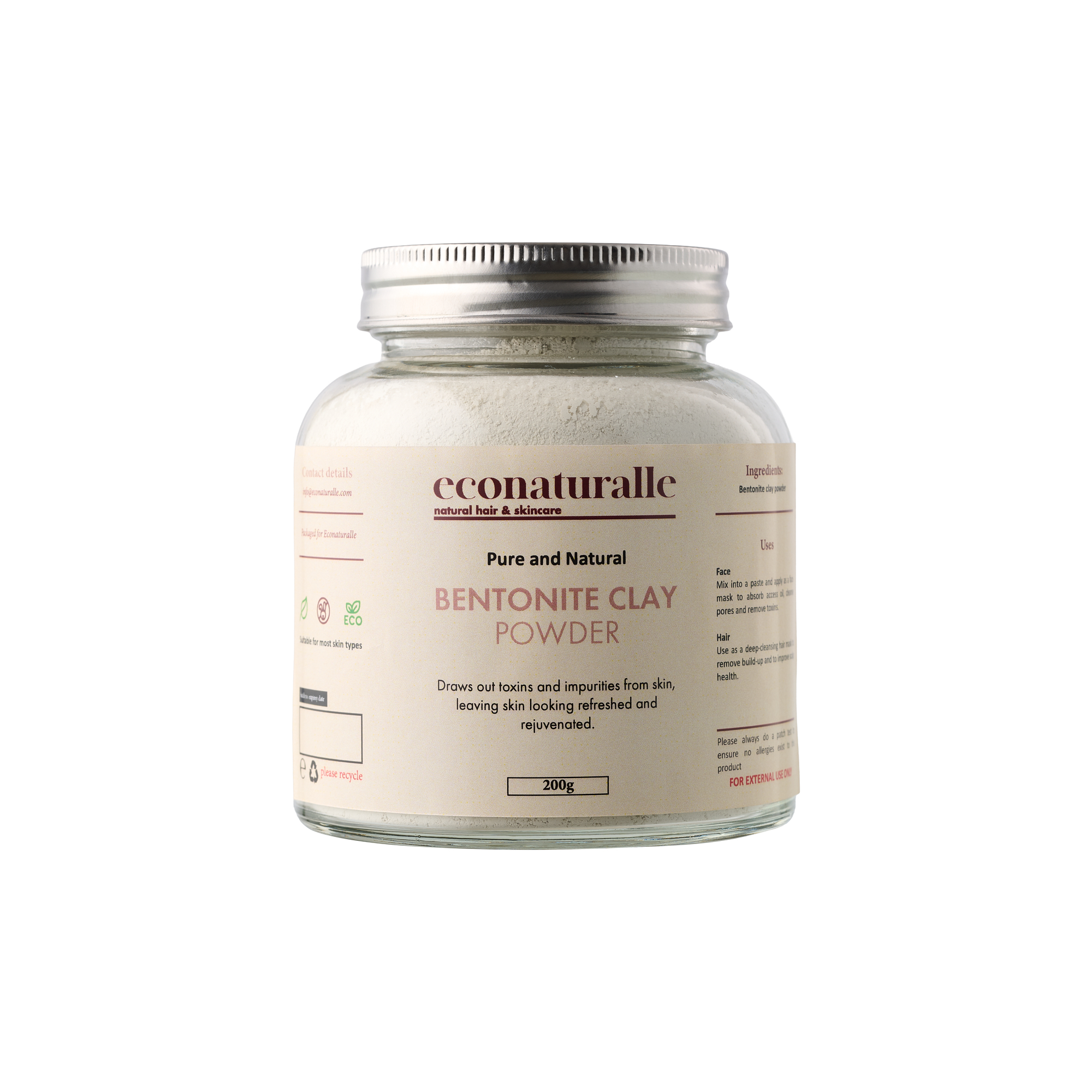 Econaturalle Bentonite Clay powder-200g