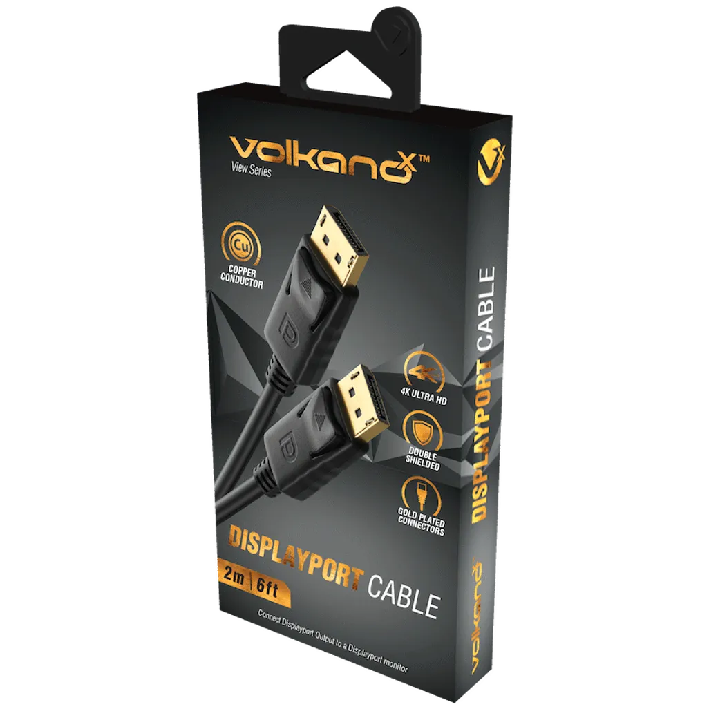 VolkanoX View Series DisplayPort Cable 2m - Image 2