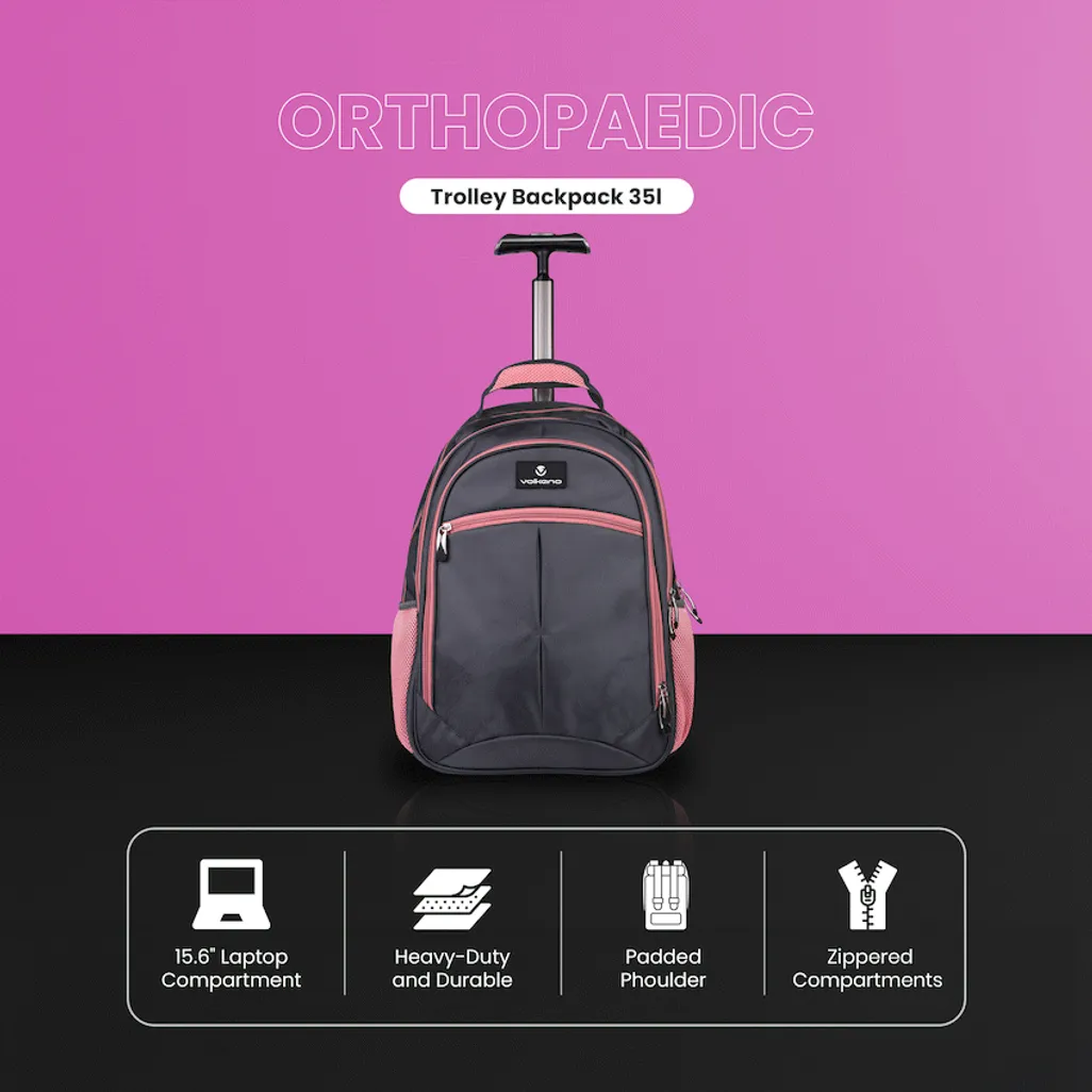 Volkano Orthopaedic Trolley Backpack 35l - Image 7