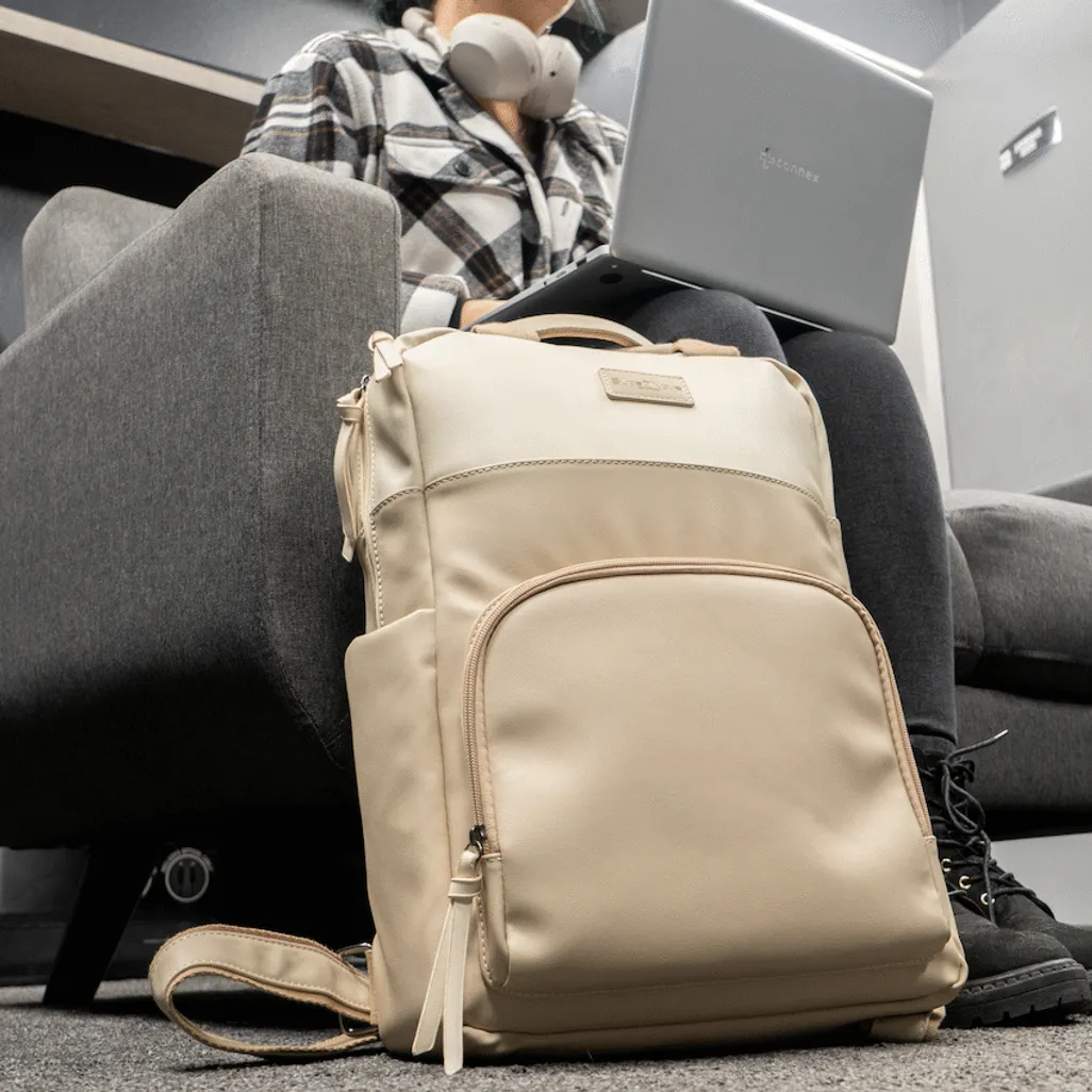 SupaNova Sasha 15.6 inch Laptop Bag-Tan - Image 3