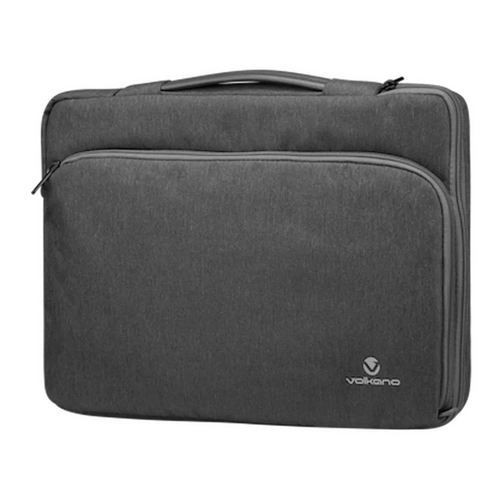 Volkano Deluxe 15.6 inch Laptop Sleeve-Charcoal - Image 2