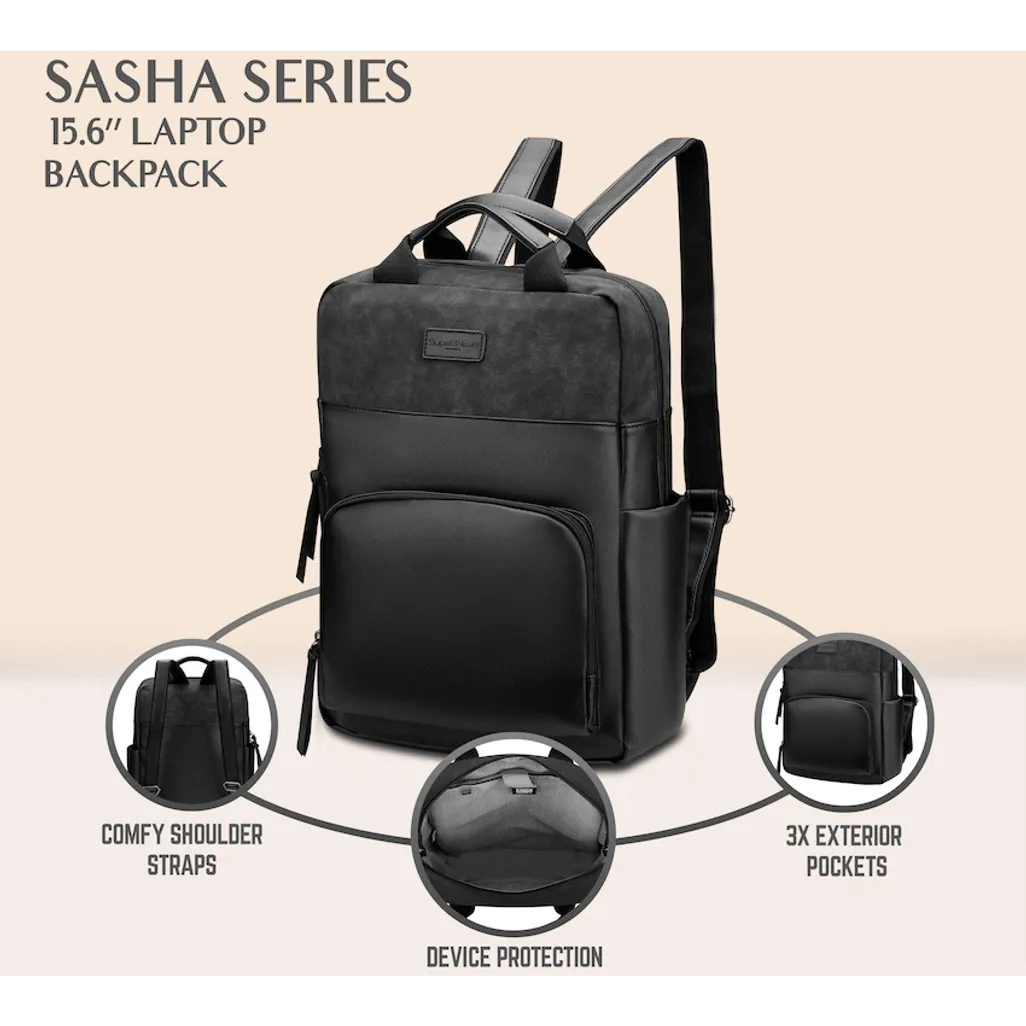 SupaNova Sasha 15.6 inch Laptop Bag-Black - Image 2