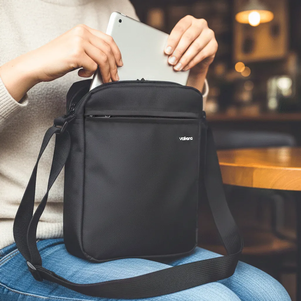 Volkano Tablet Bag Sloe Series 10.1 inch-Black - Image 2