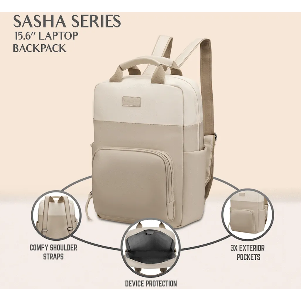 SupaNova Sasha 15.6 inch Laptop Bag-Tan - Image 4