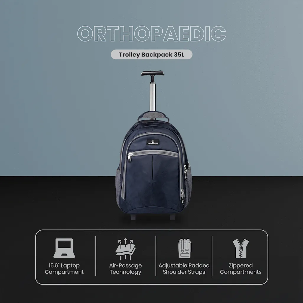 Volkano Orthopaedic Trolley Backpack 35l - Image 4