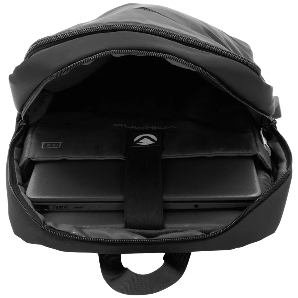 Volkano Roma 15.6 inch Smart Laptop Backpack-Black - Image 2